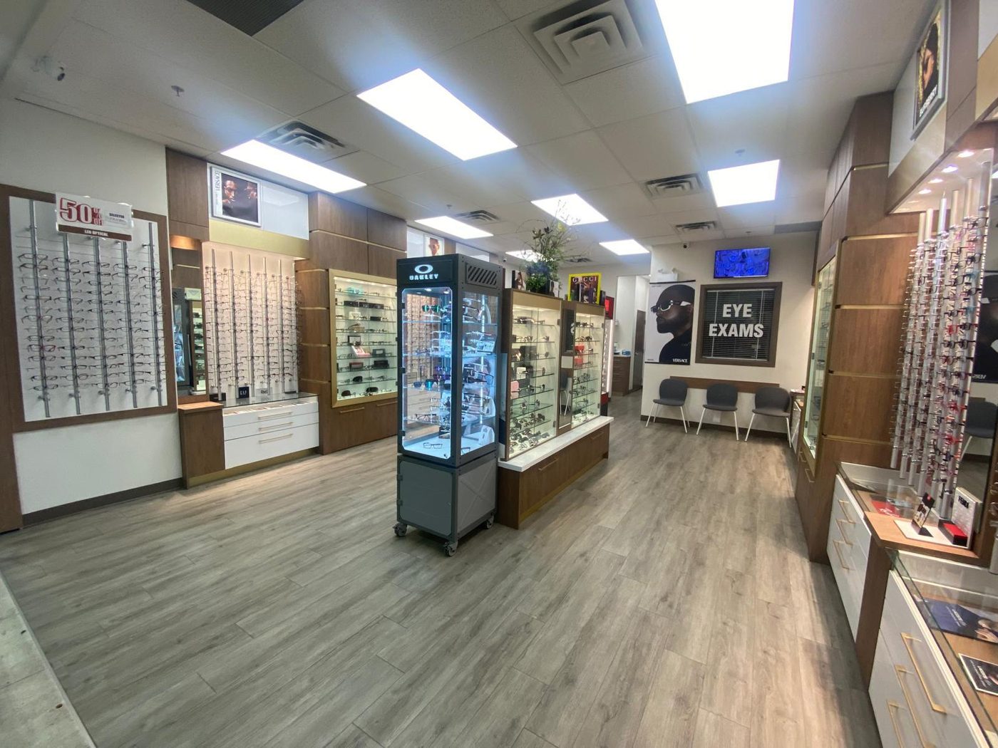 Inside the Leo Optical showroom